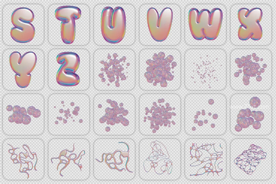 25xt-176411-Psychedelic - 3D Shapes & Objects Graphic 6.jpg