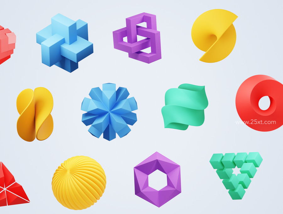 25xt-176749-Shapely - Abstract Shape 3D Icon Set8.jpg