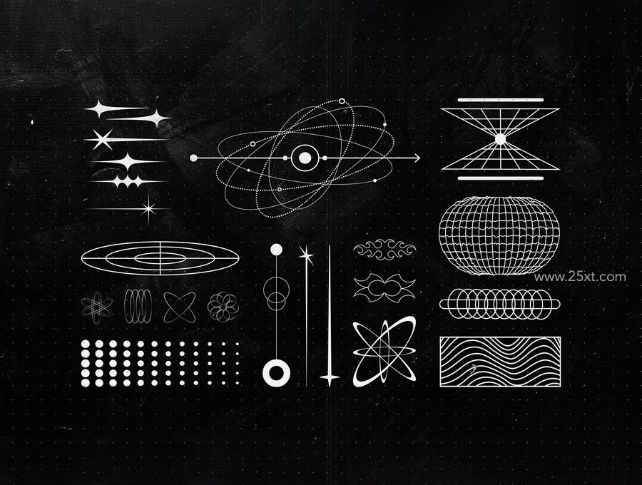 25xt-176754-Retro-Futuristic Shapes Collection7.jpg