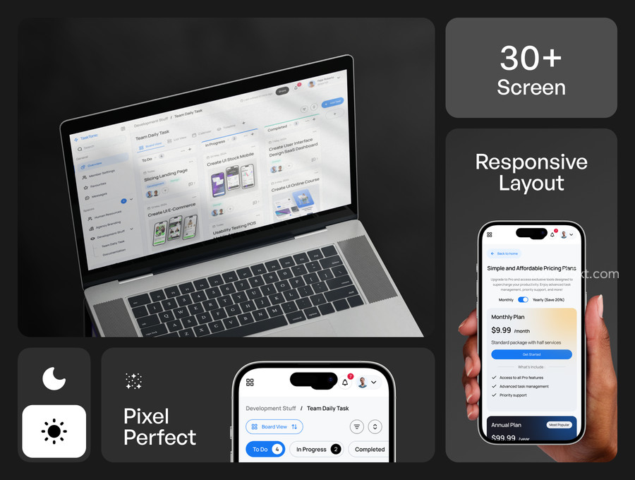 25xt-176783-TaskTonic UI Kit - Task Management Dashboard UI KIT2.jpg