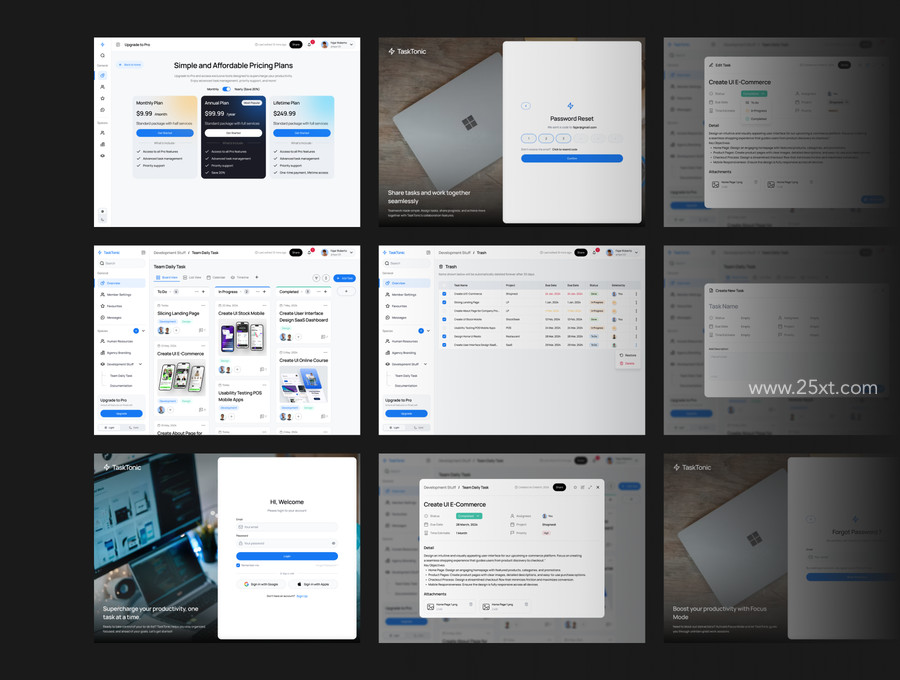 25xt-176783-TaskTonic UI Kit - Task Management Dashboard UI KIT4.jpg