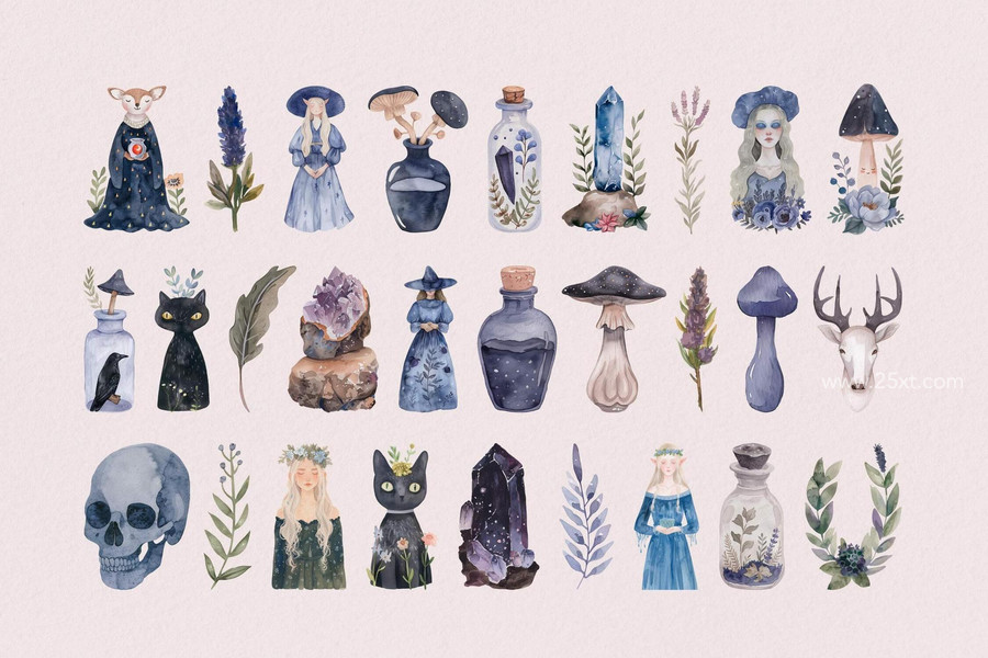 25xt-176808-Witchcraft Watercolor Graphics Collection3.jpg