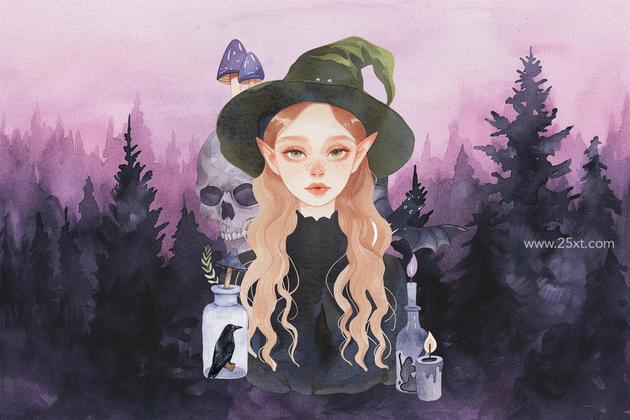 25xt-176808-Witchcraft Watercolor Graphics Collection4.jpg
