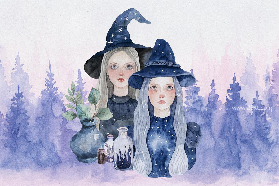 25xt-176808-Witchcraft Watercolor Graphics Collection12.jpg