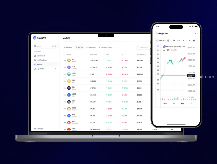25xt-176822-Coinex Cryptocurrency Dashboard UI Kit4.jpg