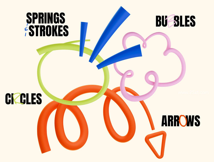 25xt-176943-Colorful 3D Scribble Elements4.jpg