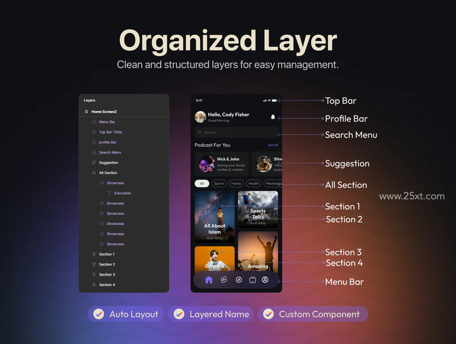 25xt-176966-Wavify – AI Powered Podcast Mobile App UI Kit3.jpg