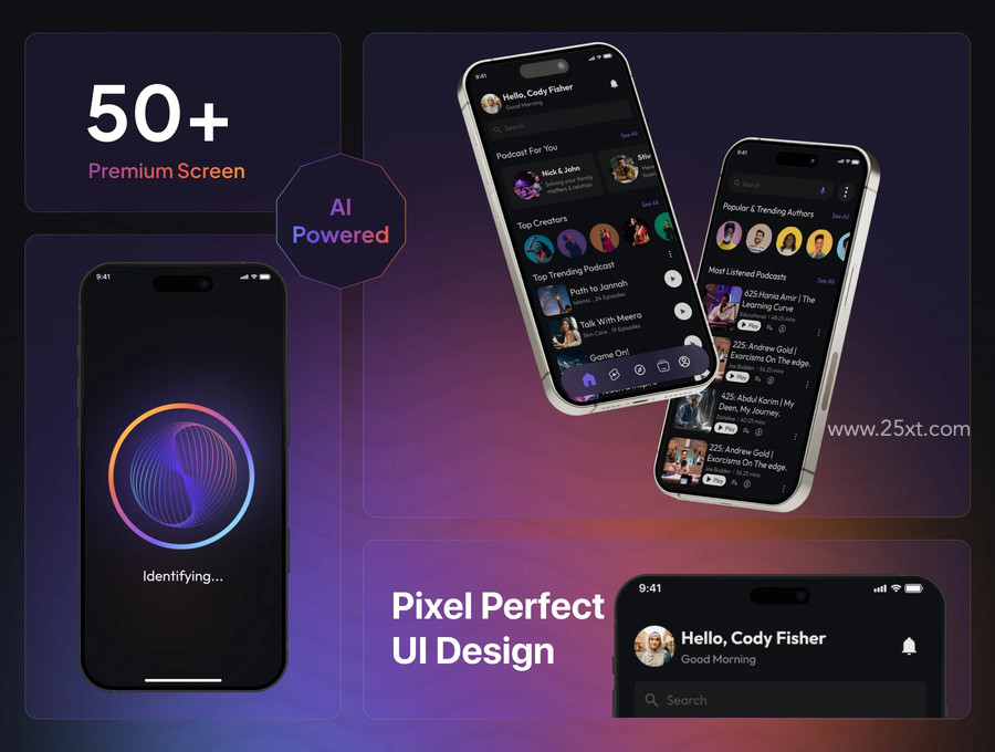 25xt-176966-Wavify – AI Powered Podcast Mobile App UI Kit6.jpg