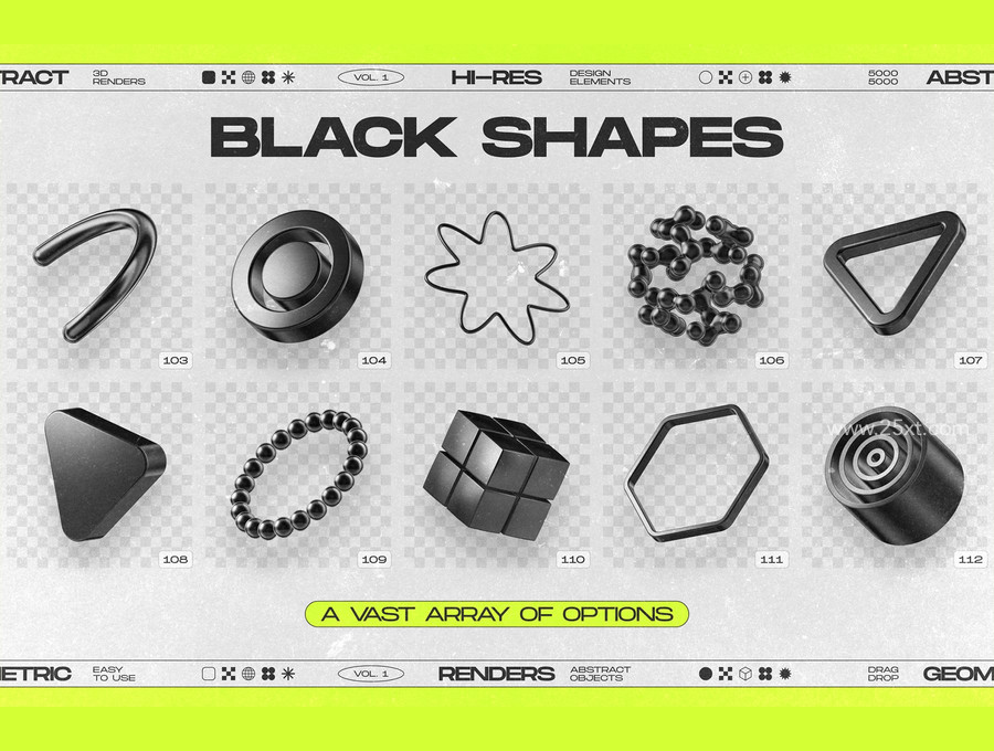 25xt-177014130 Black 3D Elements Collection Vol.1 18.jpg