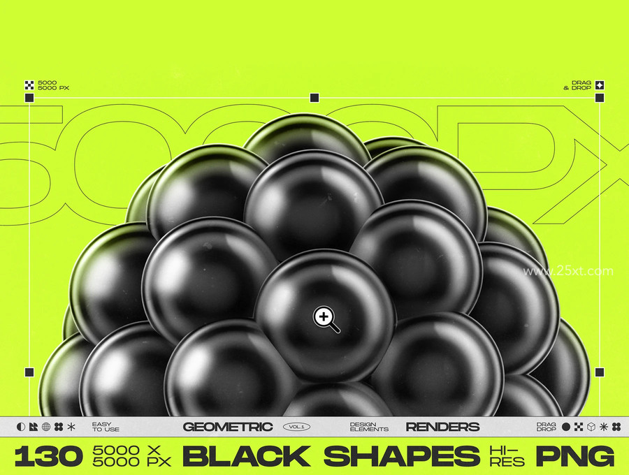 25xt-177014130 Black 3D Elements Collection Vol.1 19.jpg