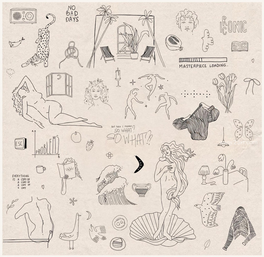 25xt-177022MOOD Posters Line Art Collection6.jpg