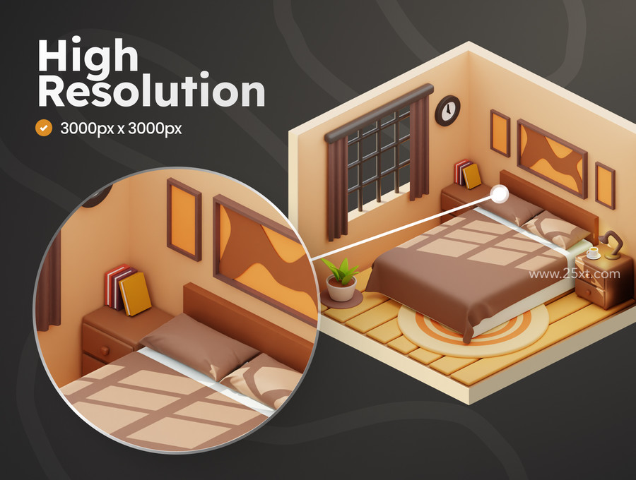 25xt-177031 Isometric Room 3D Illustrations3.jpg