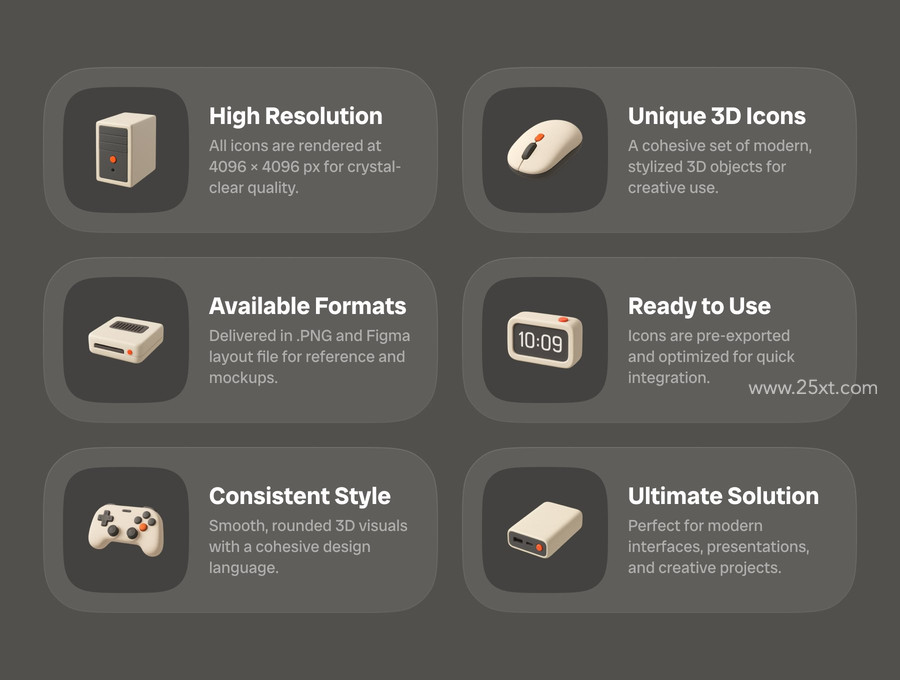 25xt-177039 Retro Essentials 3D Icon Set 2.jpg
