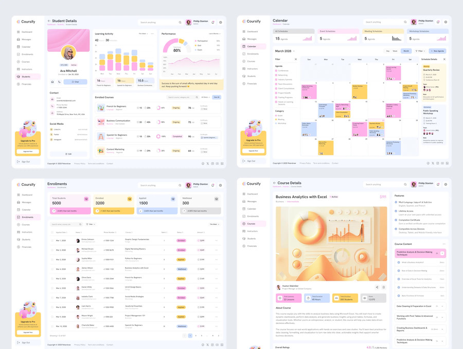 25xt-177046 Coursify - Learning Management System Dashboard 6.jpg