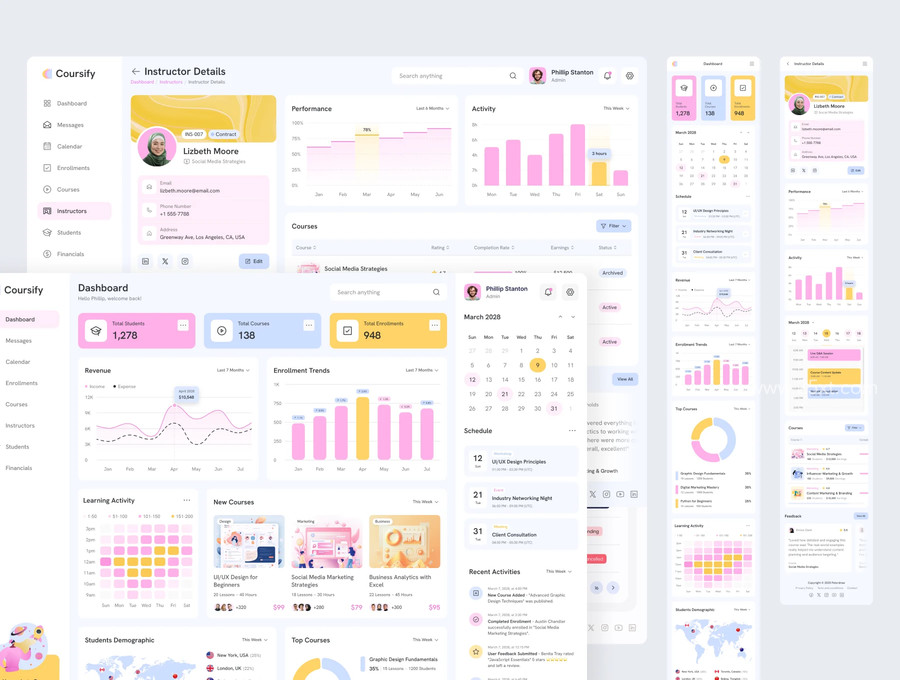 25xt-177046 Coursify - Learning Management System Dashboard 2.jpg