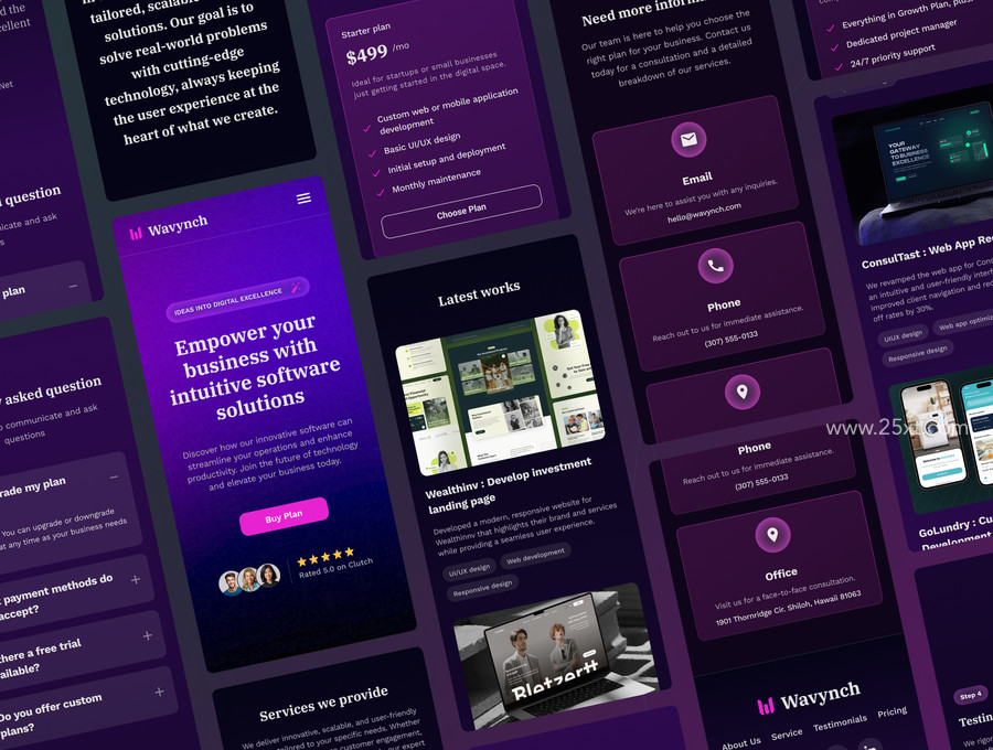 25xt-177047 Wavynch - SaaS & Startup Landing Page Template3.jpg