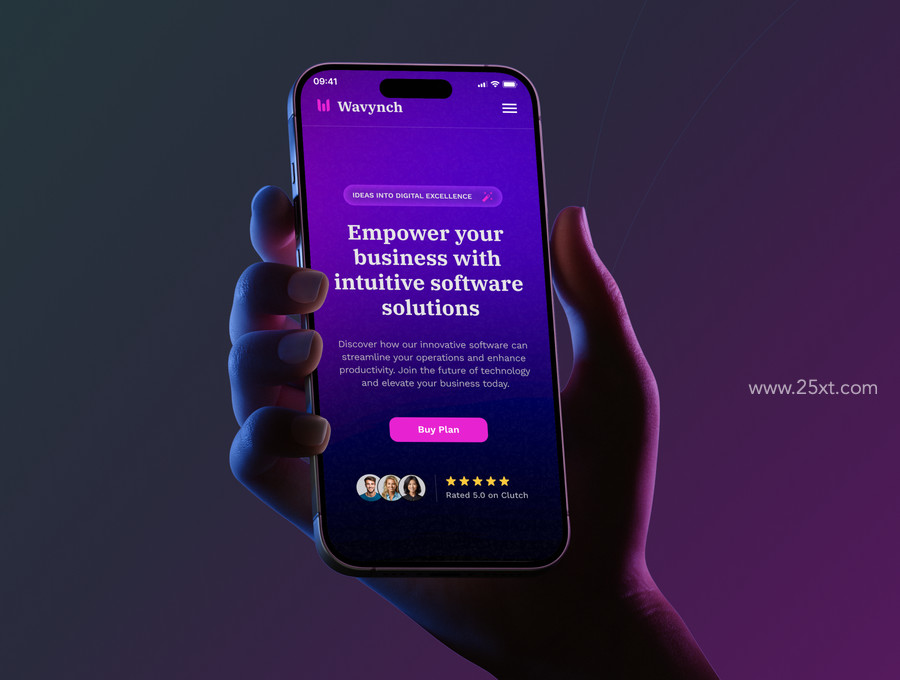 25xt-177047 Wavynch - SaaS & Startup Landing Page Template4.jpg