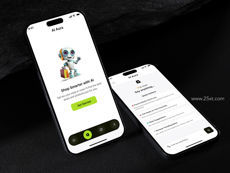 25xt-177050 AI Aura E-commerce Mobile App UI Kit 8.jpg